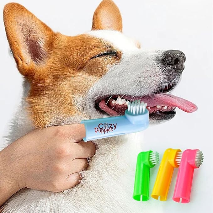 Cozy Puppies Pet Toothbrush for Small Dogs Cats
